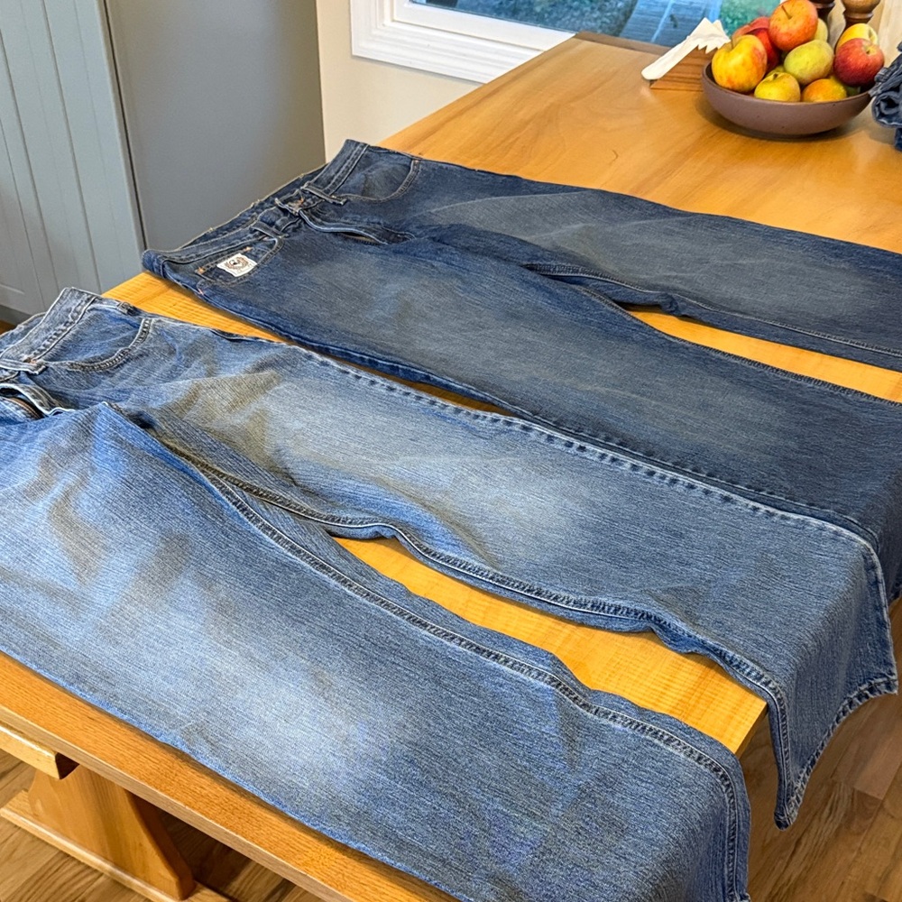 Cinch Men's Bootcut Jeans 36 x 34 White Label - 5 pair, barely worn. M292834013 - Picture 13 of 16